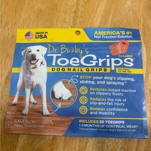 ToeGrips Dog Nail Grips - Red